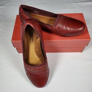 Rockport Cobb Hill Collection Gigi Slip-On in Wine - US 8